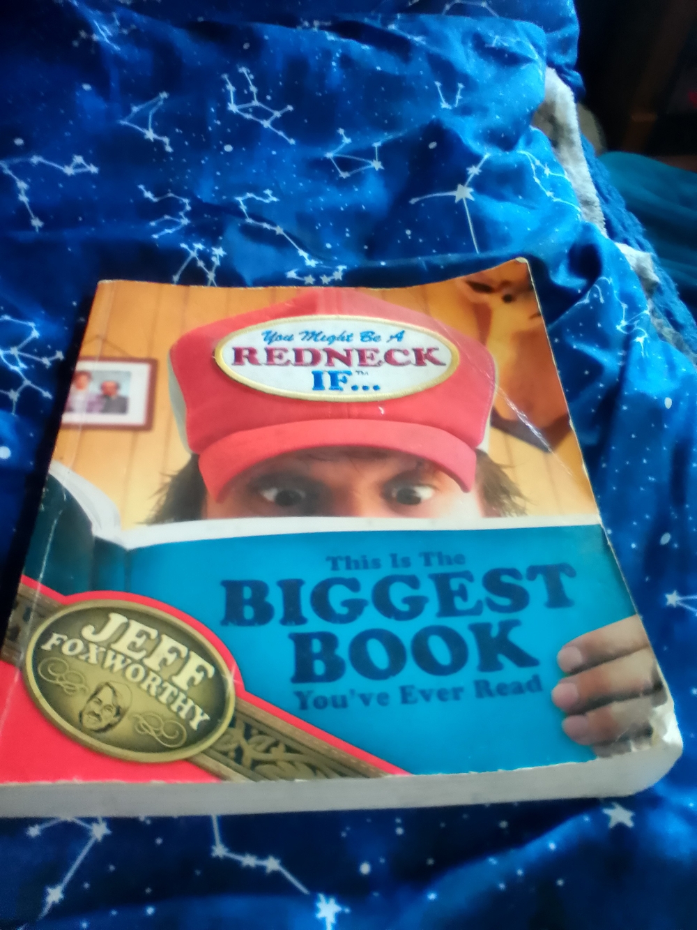 "This Is The Biggest Book You've Ever Read" - Blue & Red Cover